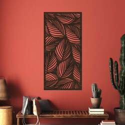 3D Wall Panel - Oasis of Leaves | Wenge