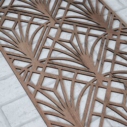 Luxusný abstraktný obraz - Fontána | Dub tabakový