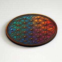 Colorful image - Flower of Life