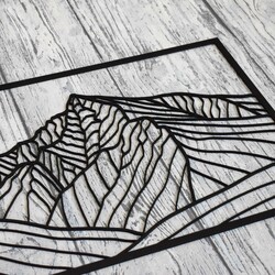 Autorský obraz Tatier - Kriváň | Čierna