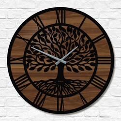 Tree of Life - Wall Clock | Walnut