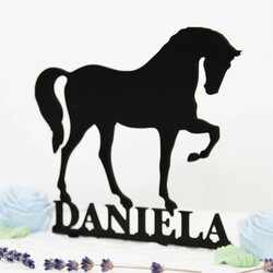 Zvieratko na detskú tortu - Kôň | Čierna