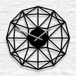 Különleges falióra bármely helyiségbe | Fekete