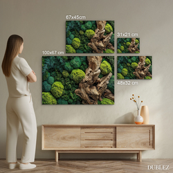 Tablou cu mușchi - Atingerea naturii