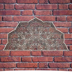 Drevená dekorácia - Pôvabná mandala | Dub Sonoma