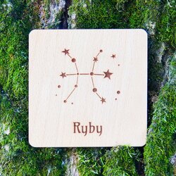 Darček pre kamaráta - Podložka pod pohár znamenie Ryby