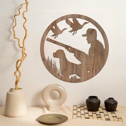 Gift for a Hunter - Wooden Wall Art | Tobacco Oak