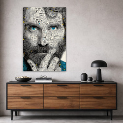 Doodle art obraz - Mapa mysle