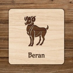 Podložka pod pohár - Znamení Beran