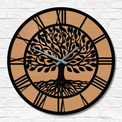 Tree of Life - Wall Clock | Beech
