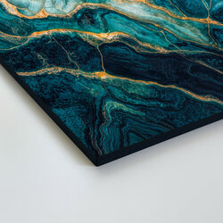 Drevený obraz - Tyrkysový mramor