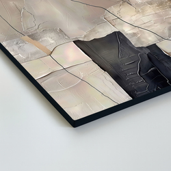 Abstract painting in neutral colors - Elegant