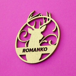 Vianočná guľa s vlastným menom  | Zlatá