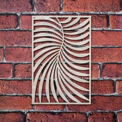 Wooden Wall Art - Leaf | Oak Sonoma
