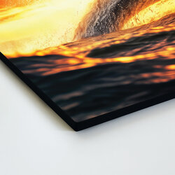 Nástěnný obraz - Velryba při západu slunce