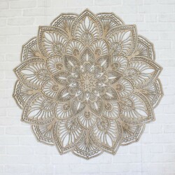 Cut-Out Wooden Mandala - Symmetry | Oak Sonoma