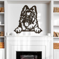 Wooden Picture - German Shepherd | Wenge
