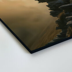 Wooden picture - Mountain deer