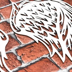 Drevené krídla anjela na stenu  | Biela