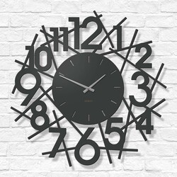 Designer Clock - Vortex | Anthracite Gray