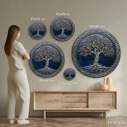 Falias - Circular Tree of Life Wall Art