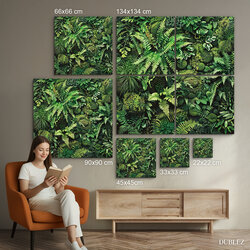 Dřevěný obraz na zeď - Džungle