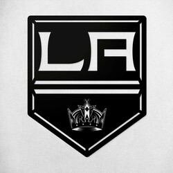 Hokejový obraz NHL - Los Angeles Kings | Čierna
