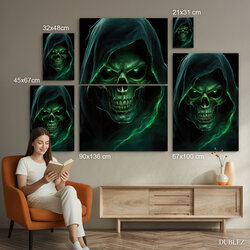 Dark Fantasy dekorácia na stenu - Lebka