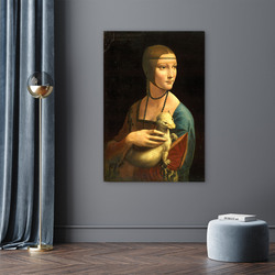 Obraz - Leonardo da Vinci - Dáma s hranostajem