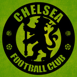 Wooden Wall Art - Chelsea FC | Black