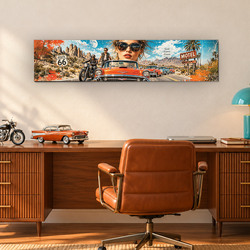 Amerikai vintage kép - Route 66