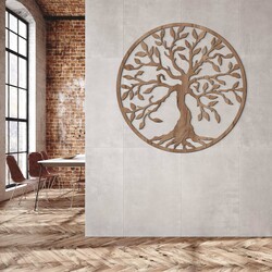 Wall Art Tree of Life - Yesod | Tobacco Oak