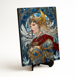 Drevený obraz na stenu - Valkýra