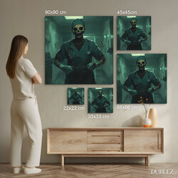 Dark Art Wooden Wall Art - Doctor