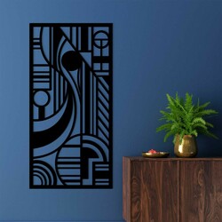 Absztrakt kép - Geometric 2 | Fekete