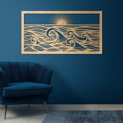 Wooden Wall Art - Sunset | Maple
