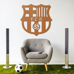 Wooden Club Logo - FC Barcelona | Cherry