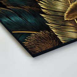 Dřevěný obraz - Listy luxusu