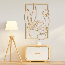 Wooden Line Art Wall Art - Muse | Maple