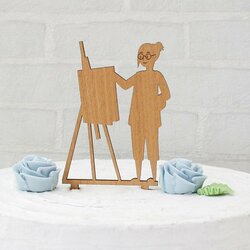 Ozdoba na tortu s menom - Maliarka umelkyňa | Buk