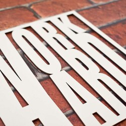 Motivational Picture - WORK HARD | White