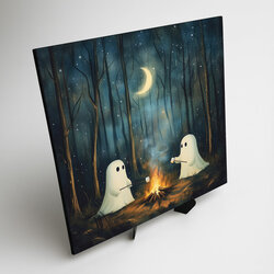 Children&#039;s Halloween Wall Art - Ghosts in the Forest