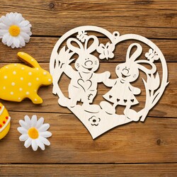 Húsvéti fa dísz - Nyuszikák