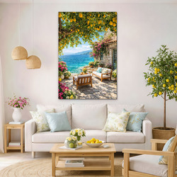 Wall art - Azure sea