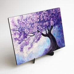 Purple Wall Art - Tree Full of Flowers