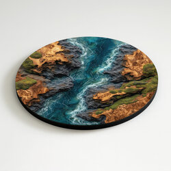 Luxusný obraz - Imitácia epoxidu - Element vody