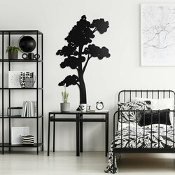 Drevený obraz stromu na stenu | Čierna