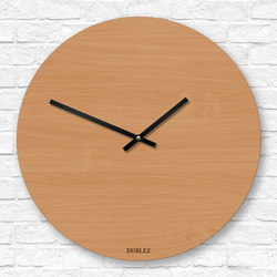 Wall clock - Empty | Beech