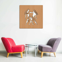 Drevená dekorácia - Znamenie Blíženci | Buk