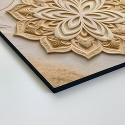 Golden glamour mandala - Kvet